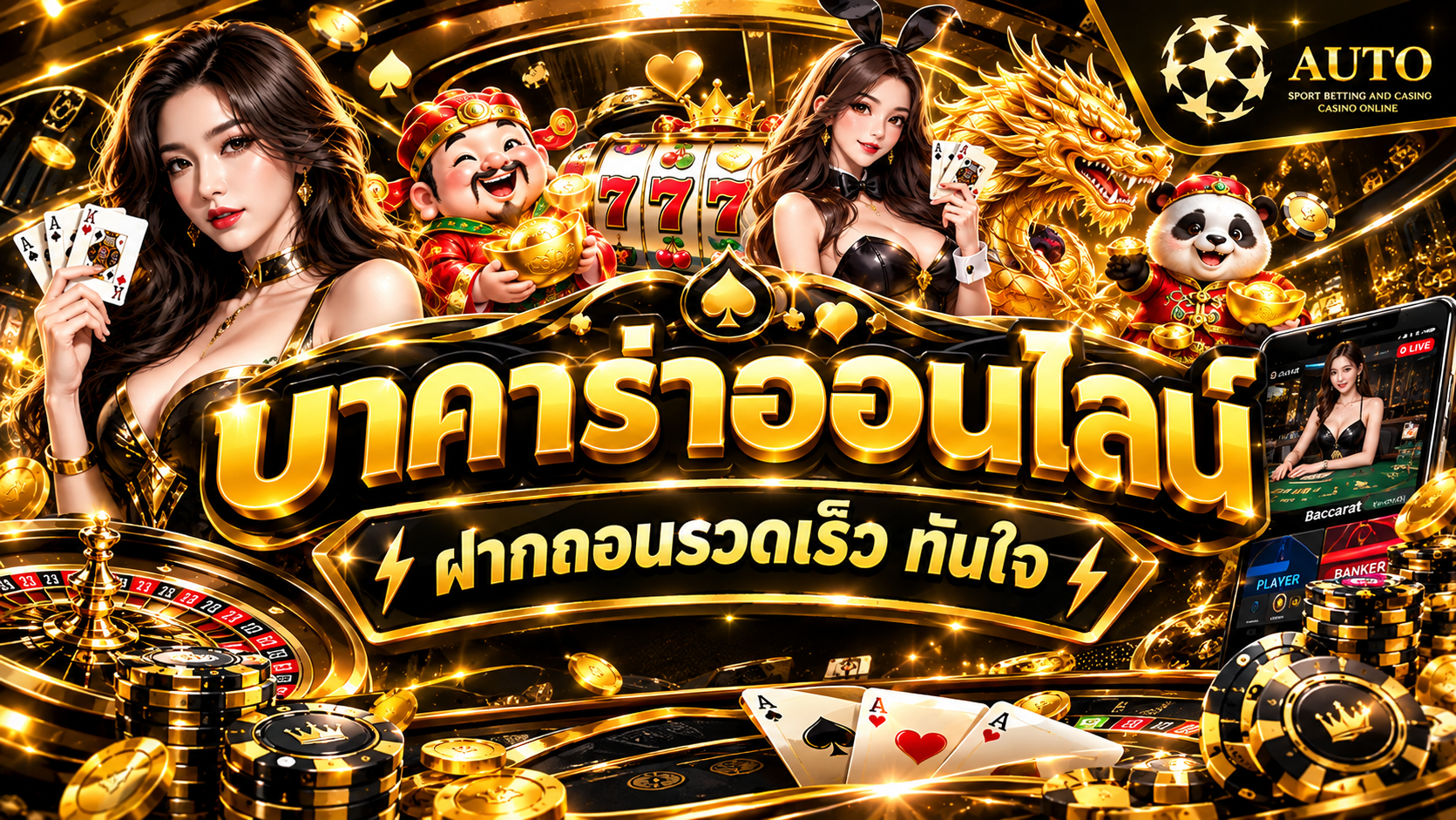 บาคาร่าออนไลน์ เล่นง่ายบน SC168 ระบบ Auto ล่าสุด 2026